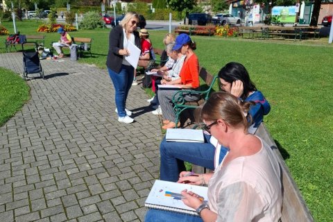 Kreativ&uuml;bung mit Susanne Kaufmann